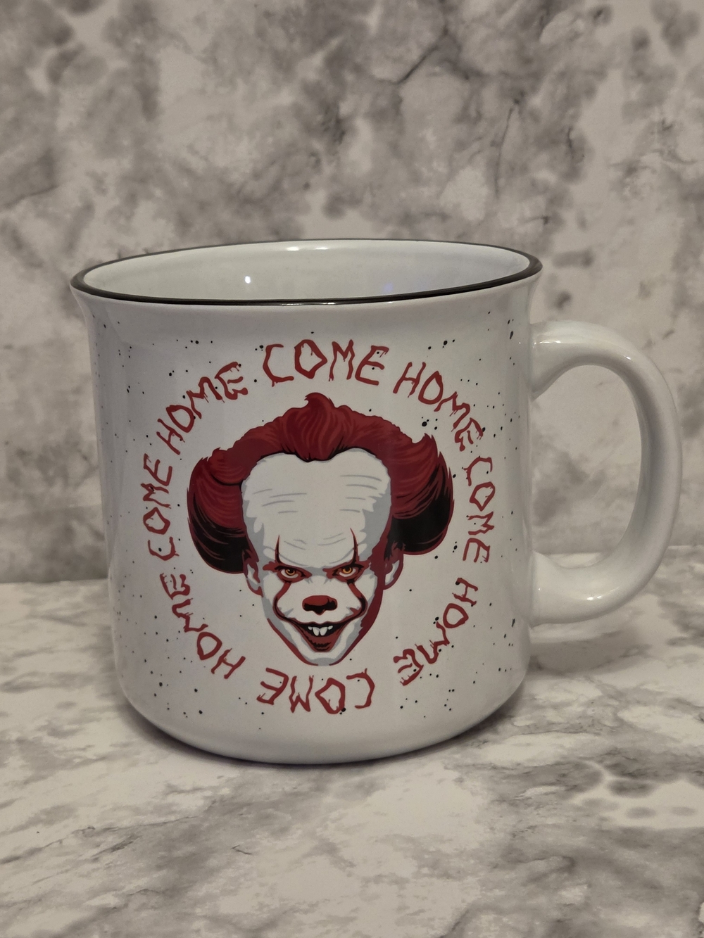 IT Chaper 2 - Come Home Pennywise Horror 20 FL OZ Mug - White, Red